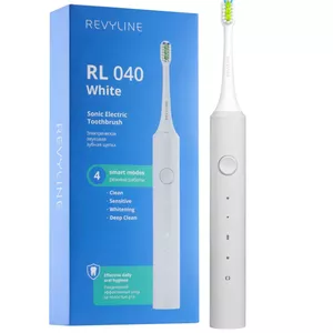 Звуковая щетка для зубов Revyline RL 040 в белом дизайне с 4 режимами