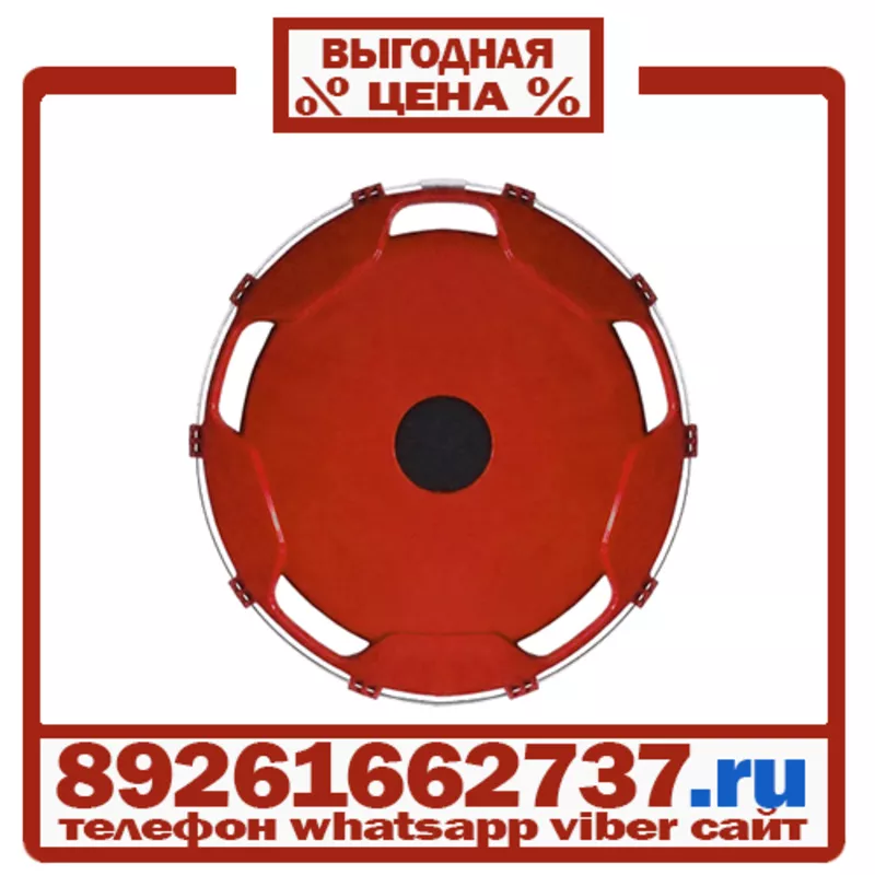 Колпаки колёсные 22.5 задние пластик красные в Москве 5